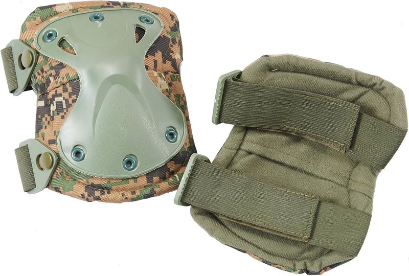 Lancer Tactical Combat Knee & Elbow Protective Pads Set for Outdoor Airsoft CS Paintball Game Cycling Safety Skateboarding Gear Skates Knee Protection Guard Pads - Image 3